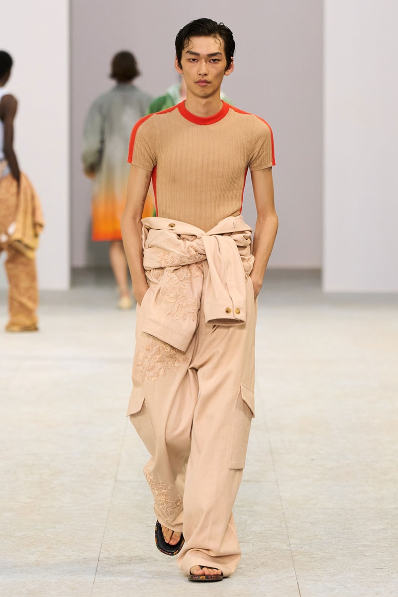 Dries Van Noten SS27 Paris Fashion Week Runway Collection Julian Klausner Dries Van Noten Men’s SS27 Embraces the Sensual, Dreamlike Fluidity of Nature