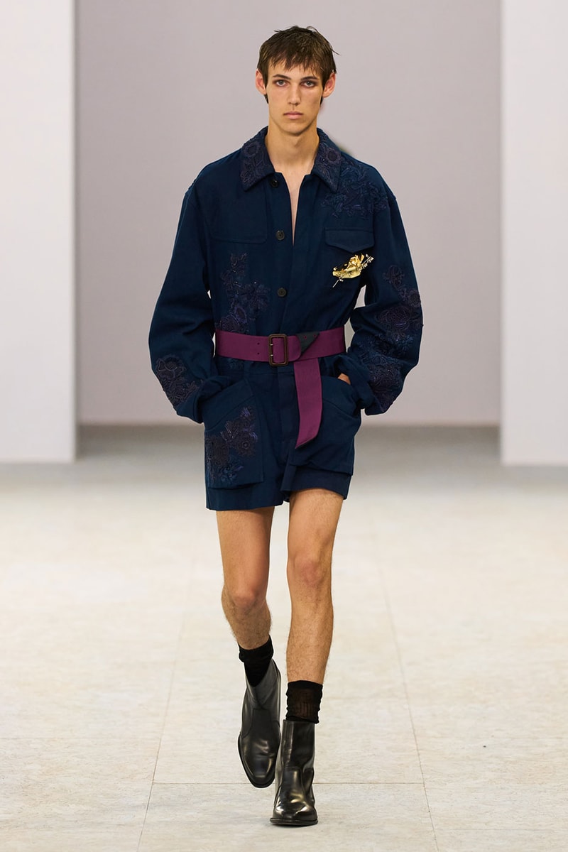 Dries Van Noten SS27 Paris Fashion Week Runway Collection Julian Klausner Dries Van Noten Men’s SS27 Embraces the Sensual, Dreamlike Fluidity of Nature