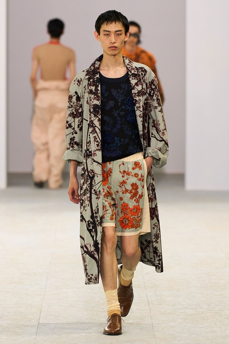 Dries Van Noten SS27 Paris Fashion Week Runway Collection Julian Klausner Dries Van Noten Men’s SS27 Embraces the Sensual, Dreamlike Fluidity of Nature