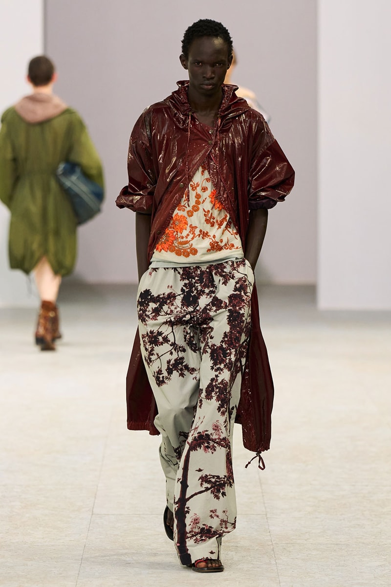 Dries Van Noten SS27 Paris Fashion Week Runway Collection Julian Klausner Dries Van Noten Men’s SS27 Embraces the Sensual, Dreamlike Fluidity of Nature