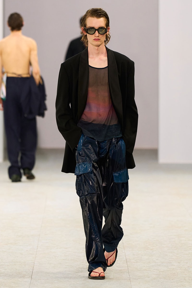 Dries Van Noten SS27 Paris Fashion Week Runway Collection Julian Klausner Dries Van Noten Men’s SS27 Embraces the Sensual, Dreamlike Fluidity of Nature