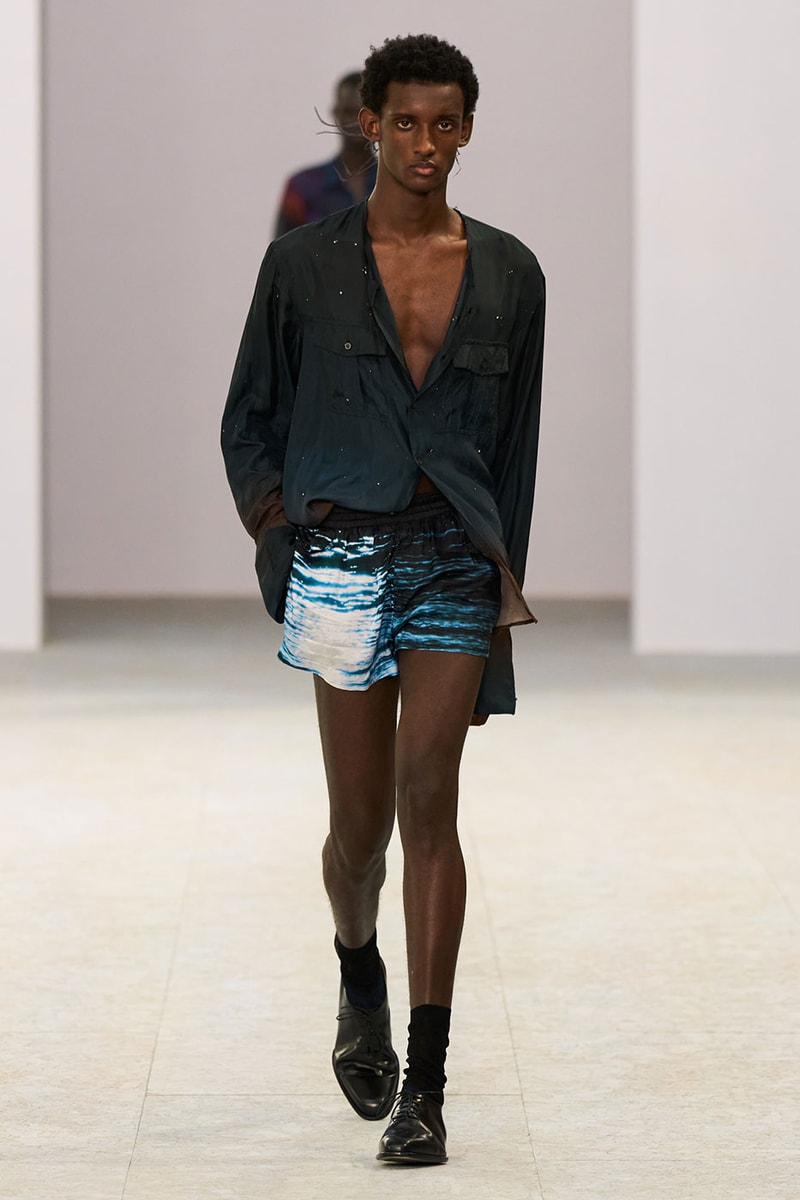 Dries Van Noten SS27 Paris Fashion Week Runway Collection Julian Klausner Dries Van Noten Men’s SS27 Embraces the Sensual, Dreamlike Fluidity of Nature