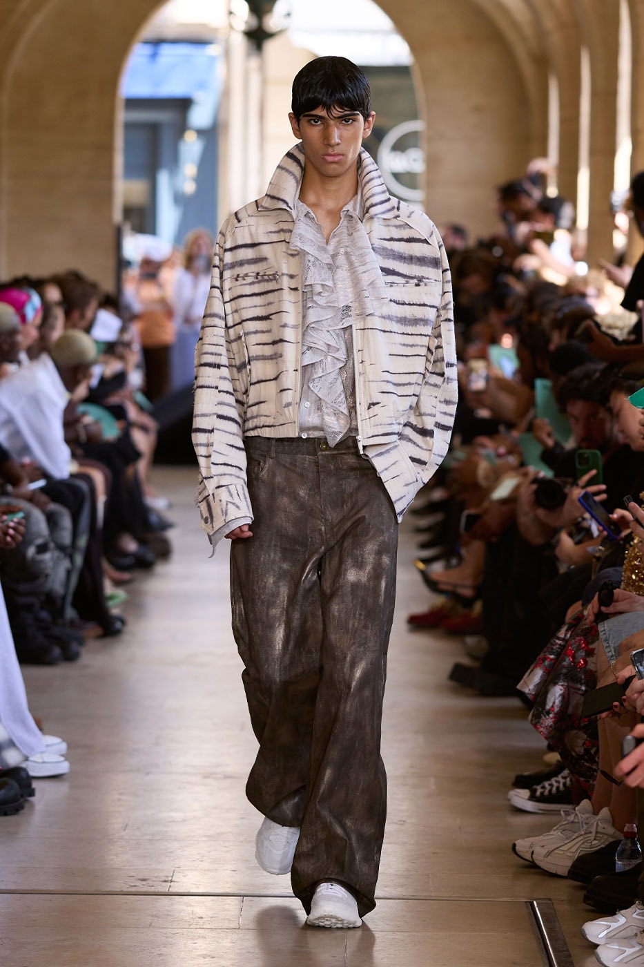 Feng Chen Wang SS27 Paris Fashion Week Runway Merges Eastern Philosophy With Western Art in Paris