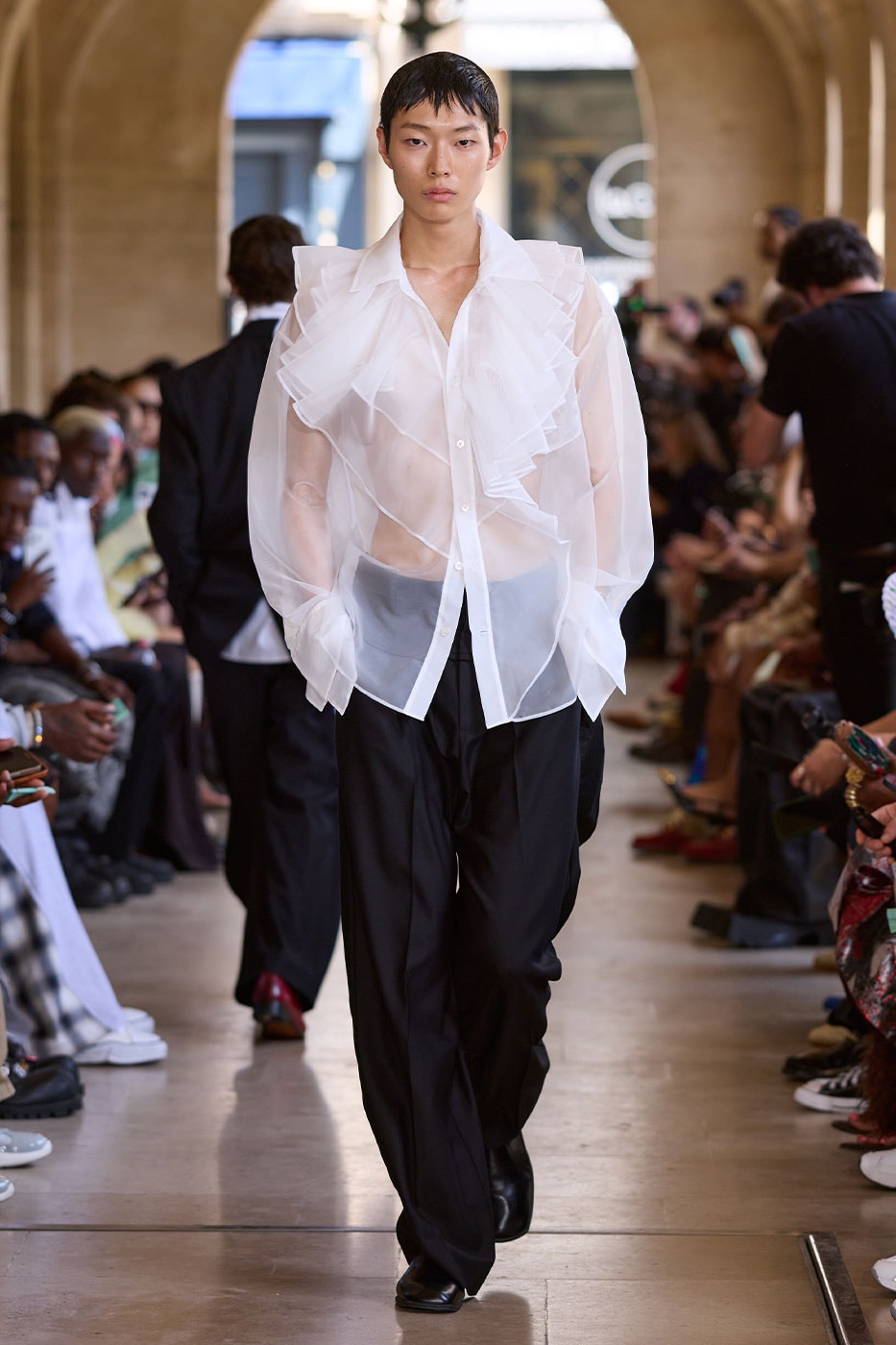 Feng Chen Wang SS27 Paris Fashion Week Runway Merges Eastern Philosophy With Western Art in Paris