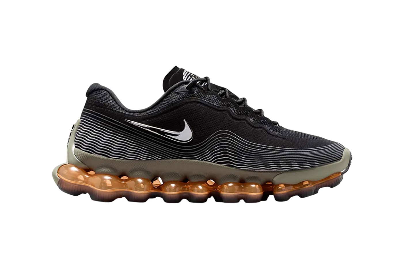 Nike Air Liquid Max Black/Metallic Silver/Light Army  IQ7635-002 Official Images