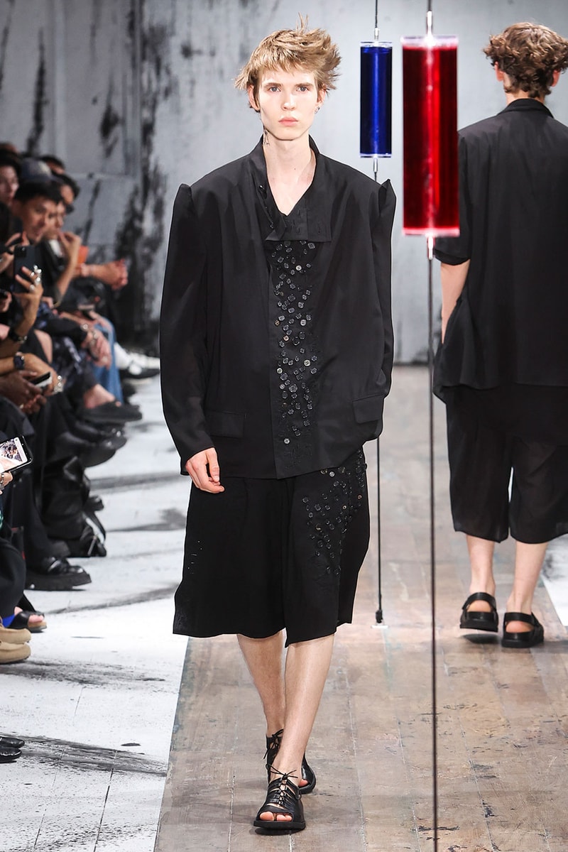 Yohji Yamamoto POUR HOMME SS27 Blends Avant-Garde Tailoring and Fragile Romance paris fashion week spring summer 2027