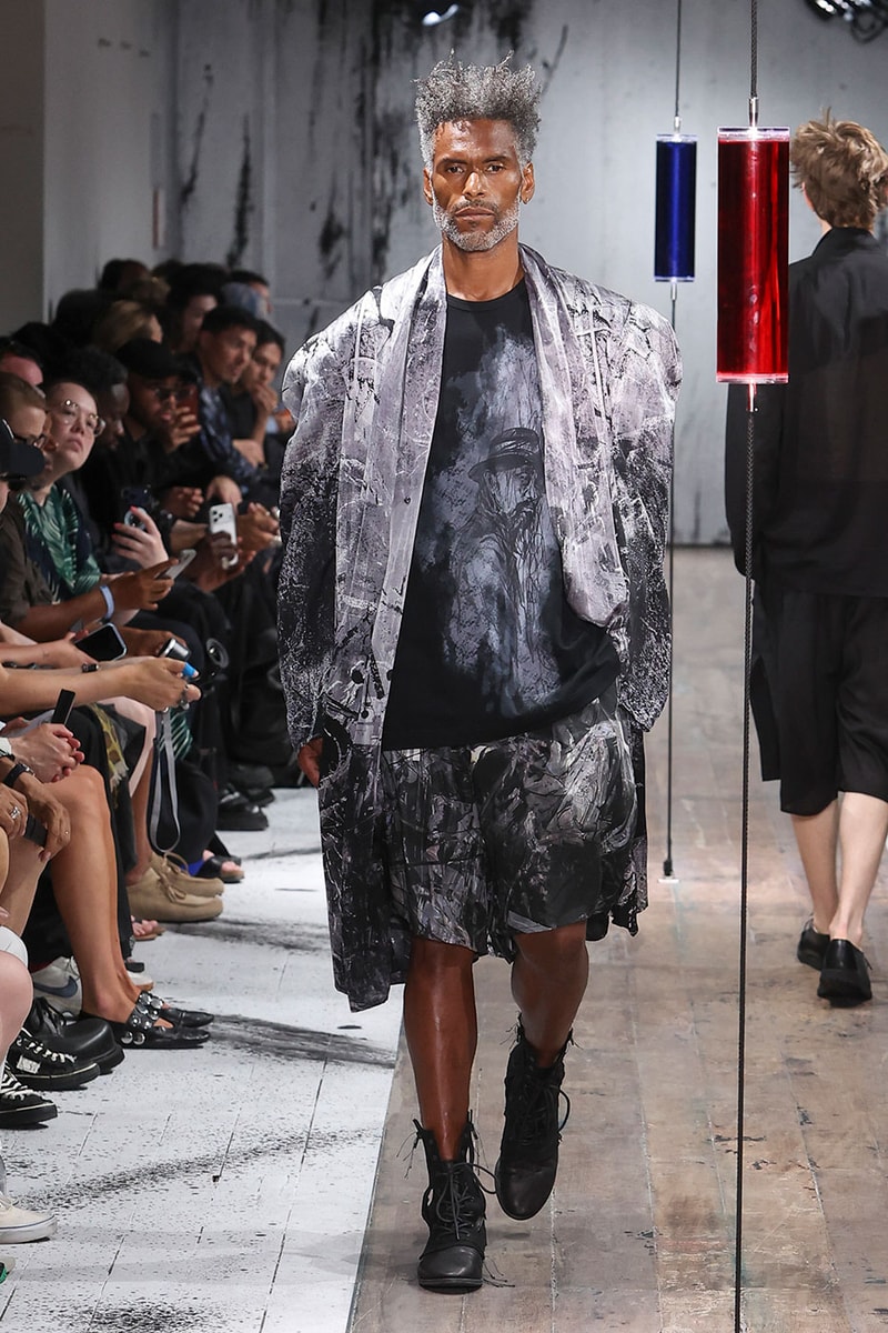 Yohji Yamamoto POUR HOMME SS27 Blends Avant-Garde Tailoring and Fragile Romance paris fashion week spring summer 2027