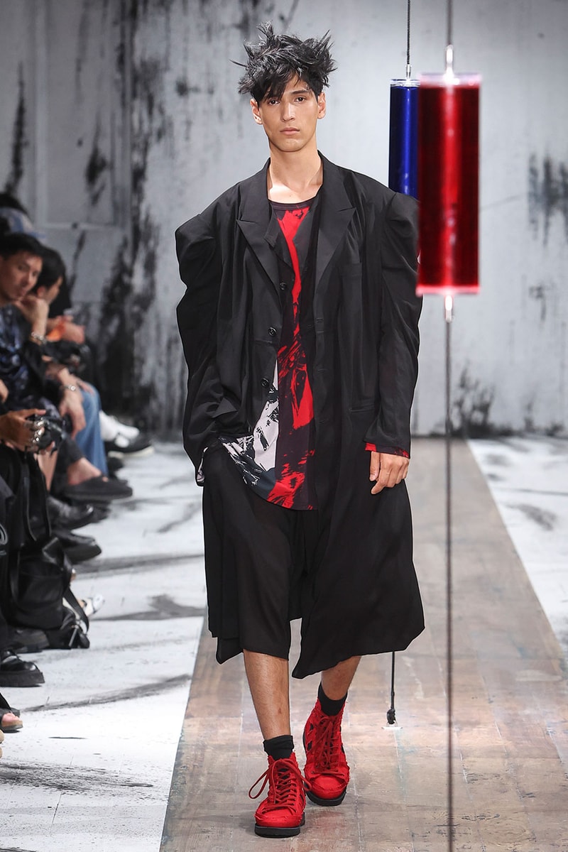 Yohji Yamamoto POUR HOMME SS27 Blends Avant-Garde Tailoring and Fragile Romance paris fashion week spring summer 2027