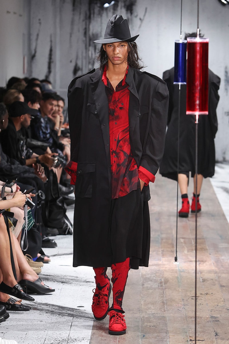 Yohji Yamamoto POUR HOMME SS27 Blends Avant-Garde Tailoring and Fragile Romance paris fashion week spring summer 2027
