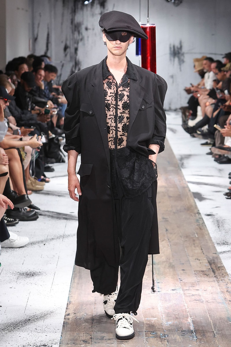 Yohji Yamamoto POUR HOMME SS27 Blends Avant-Garde Tailoring and Fragile Romance paris fashion week spring summer 2027