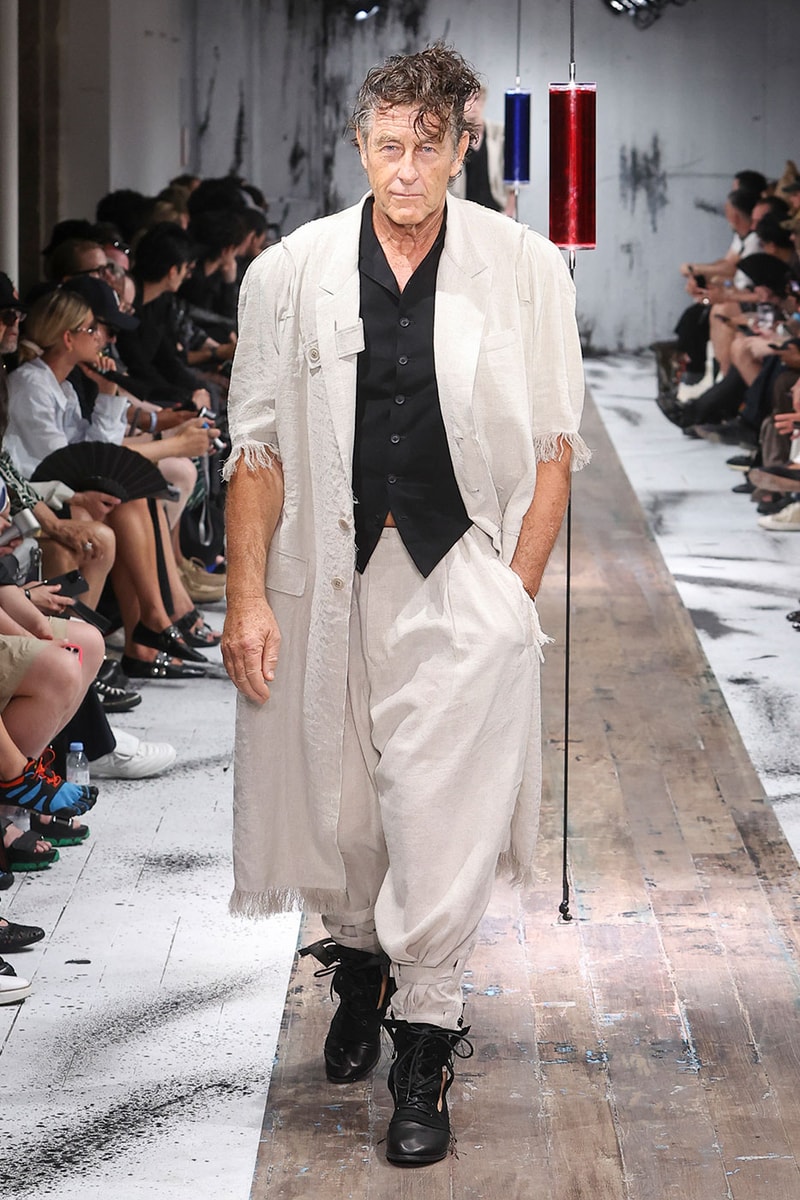 Yohji Yamamoto POUR HOMME SS27 Blends Avant-Garde Tailoring and Fragile Romance paris fashion week spring summer 2027