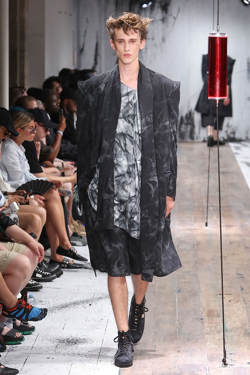 Yohji Yamamoto POUR HOMME SS27 Blends Avant-Garde Tailoring and Fragile Romance paris fashion week spring summer 2027