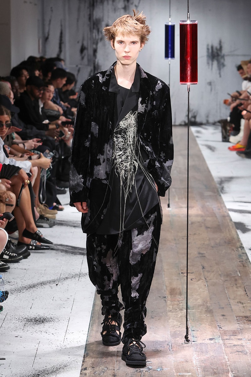 Yohji Yamamoto POUR HOMME SS27 Blends Avant-Garde Tailoring and Fragile Romance paris fashion week spring summer 2027
