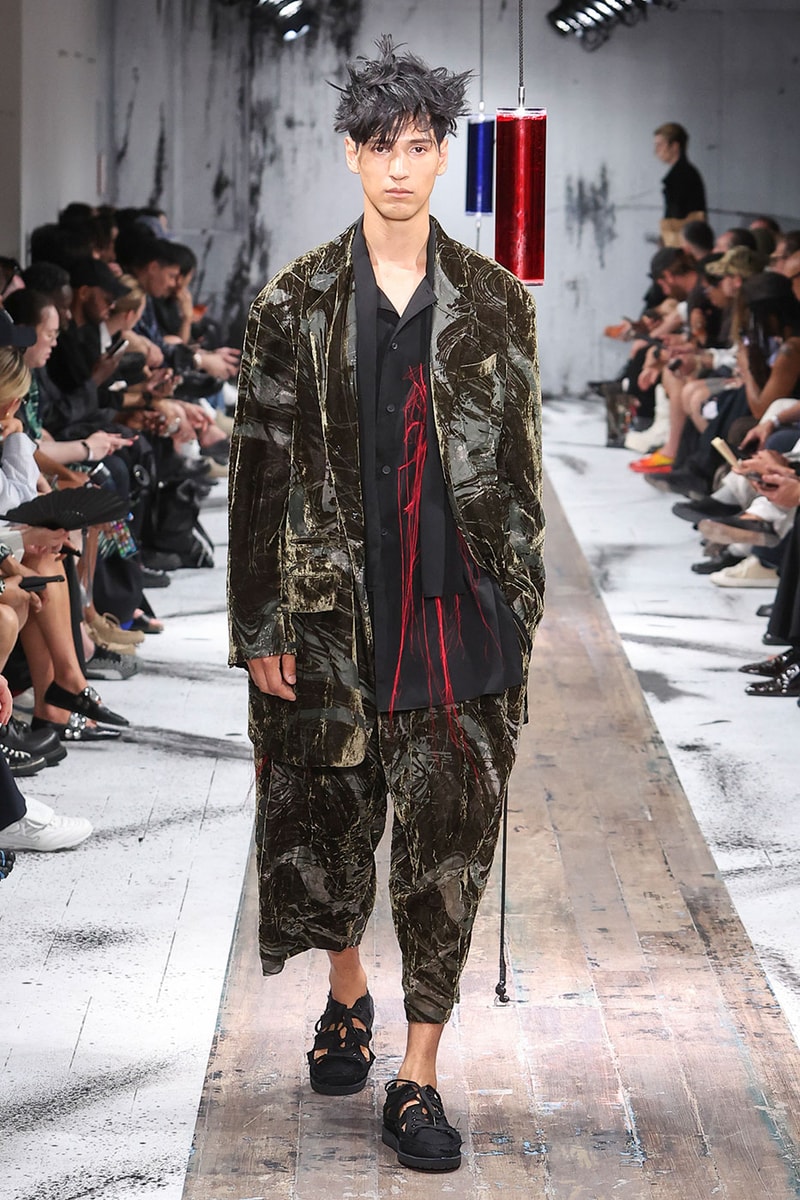 Yohji Yamamoto POUR HOMME SS27 Blends Avant-Garde Tailoring and Fragile Romance paris fashion week spring summer 2027
