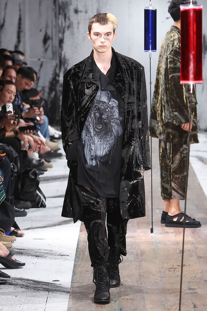 Yohji Yamamoto POUR HOMME SS27 Blends Avant-Garde Tailoring and Fragile Romance paris fashion week spring summer 2027
