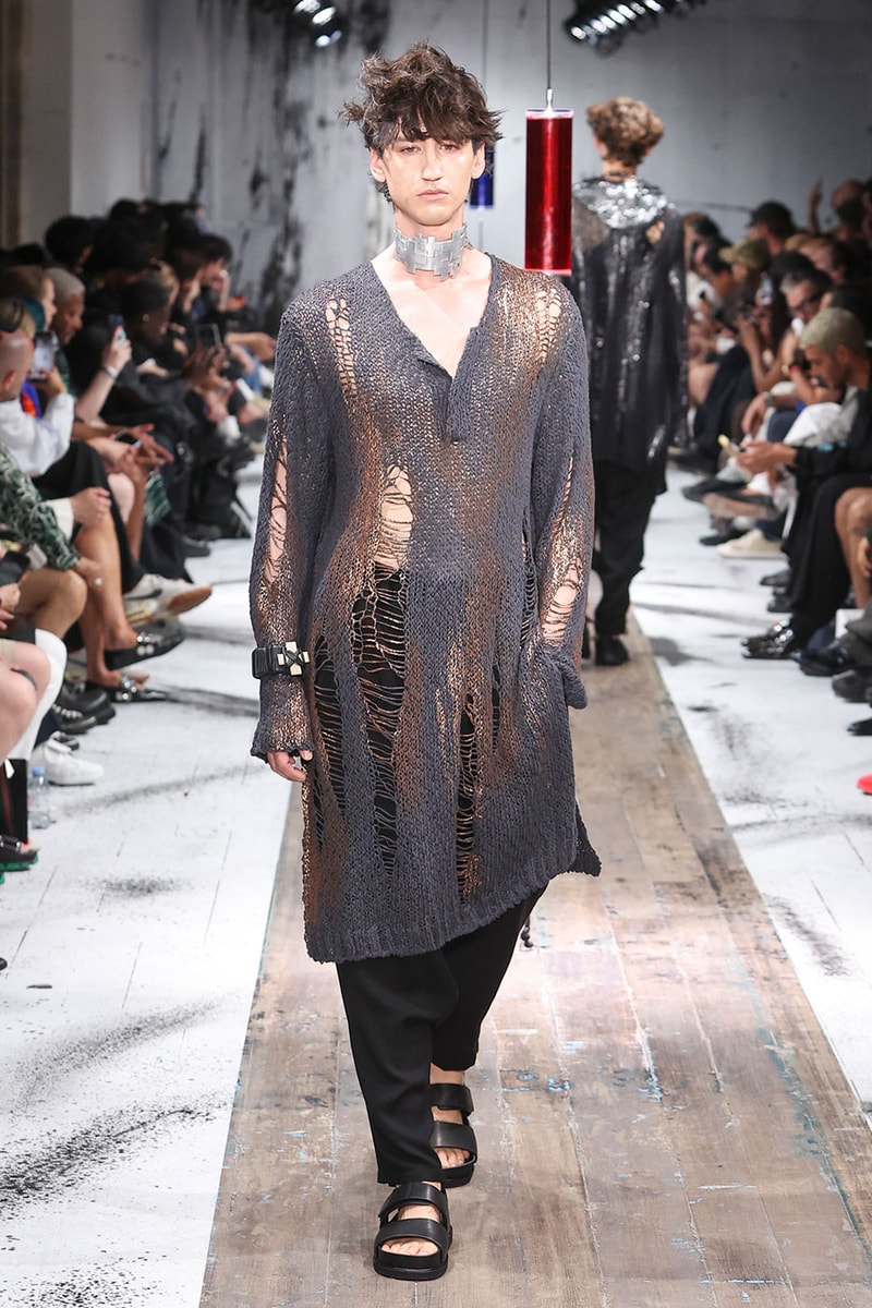 Yohji Yamamoto POUR HOMME SS27 Blends Avant-Garde Tailoring and Fragile Romance paris fashion week spring summer 2027