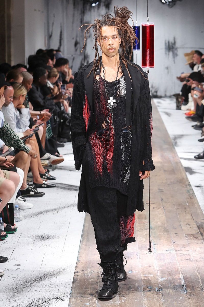 Yohji Yamamoto POUR HOMME SS27 Blends Avant-Garde Tailoring and Fragile Romance paris fashion week spring summer 2027