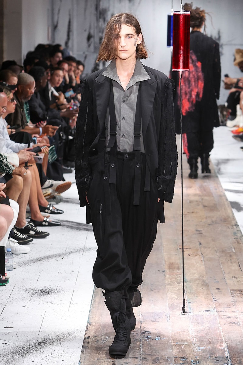 Yohji Yamamoto POUR HOMME SS27 Blends Avant-Garde Tailoring and Fragile Romance paris fashion week spring summer 2027