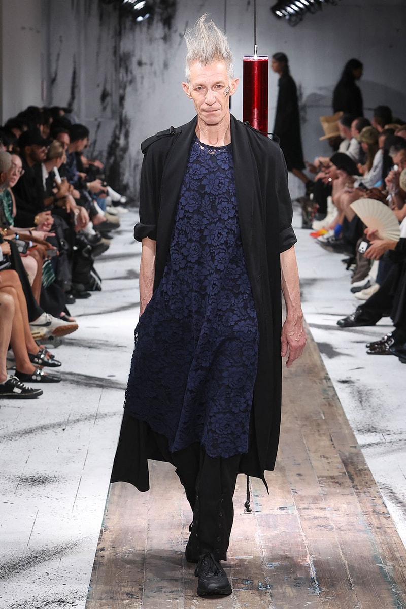 Yohji Yamamoto POUR HOMME SS27 Blends Avant-Garde Tailoring and Fragile Romance paris fashion week spring summer 2027
