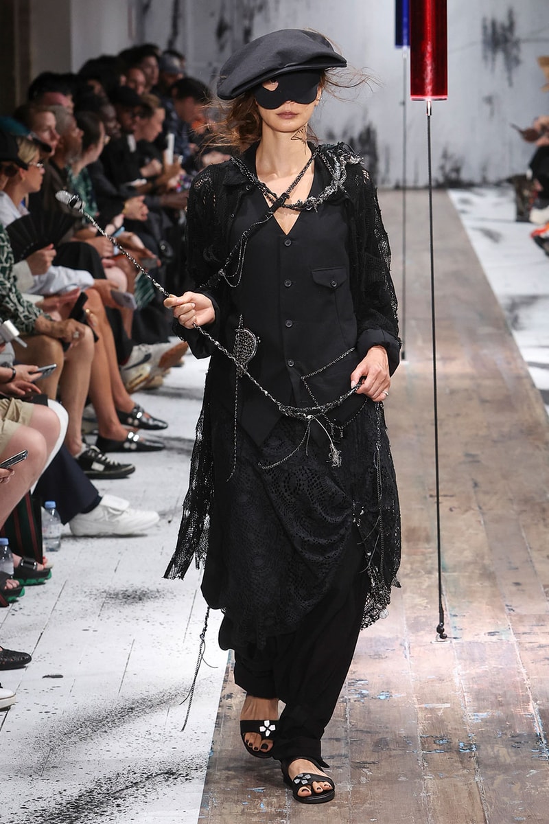 Yohji Yamamoto POUR HOMME SS27 Blends Avant-Garde Tailoring and Fragile Romance paris fashion week spring summer 2027