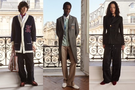NIGO’s KENZO SS27 Collection Is Built on Ribbon Construction, Japanese Denim, and a Floor-Length Rugby Shirt
