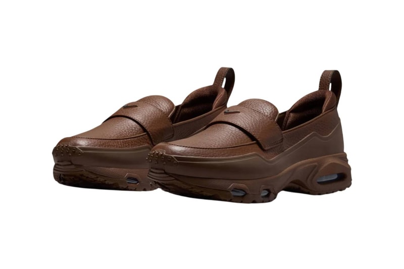 Nike Air Max Phenomena in Cacao Wow and Metallic Silver, featuring loafer-inspired upper on Air Max SNDR sole - detail view 2