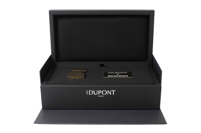 S T DUPONT WACKO MARIA ligne2 small lighter Collaboration collection Release Info