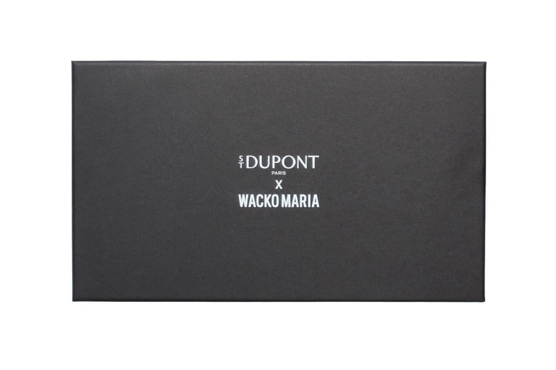 S T DUPONT WACKO MARIA ligne2 small lighter Collaboration collection Release Info