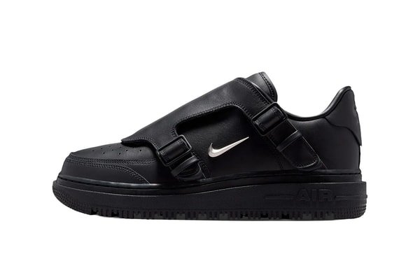 Nike Air Force 1 Low Luxe Black/Metallic Silver-Anthracite JA3822-010 Official Images