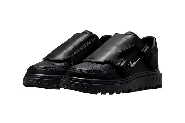 Nike Air Force 1 Low Luxe Black/Metallic Silver-Anthracite JA3822-010 Official Images