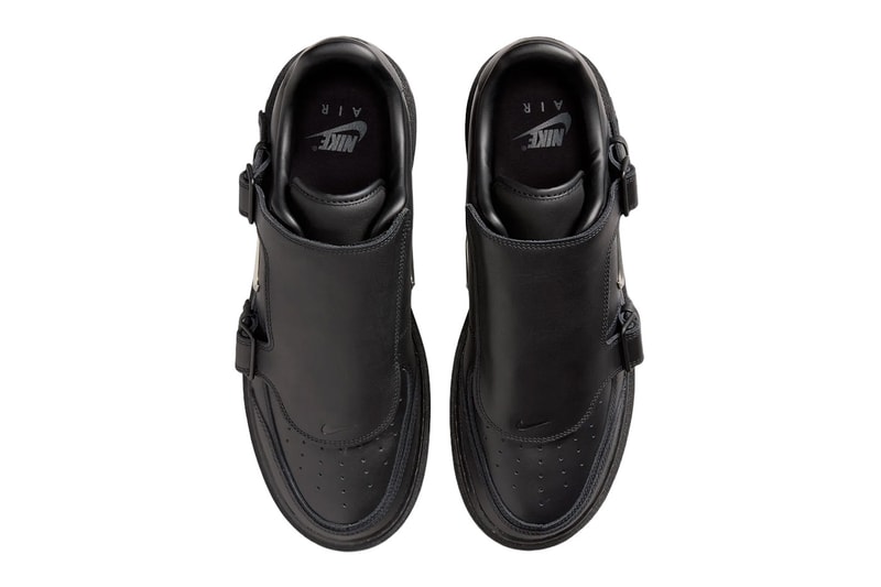 Nike Air Force 1 Low Luxe Black/Metallic Silver-Anthracite JA3822-010 Official Images