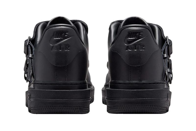 Nike Air Force 1 Low Luxe Black/Metallic Silver-Anthracite JA3822-010 Official Images