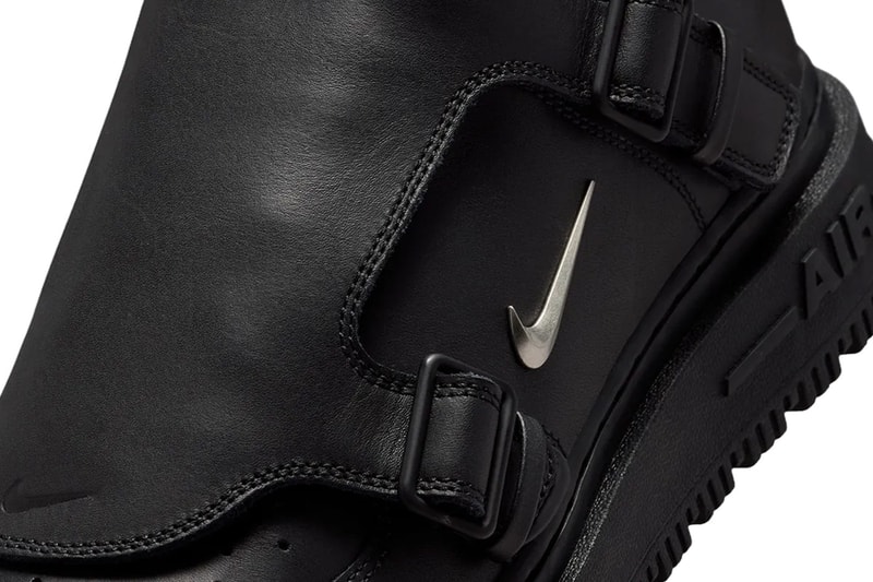 Nike Air Force 1 Low Luxe Black/Metallic Silver-Anthracite JA3822-010 Official Images