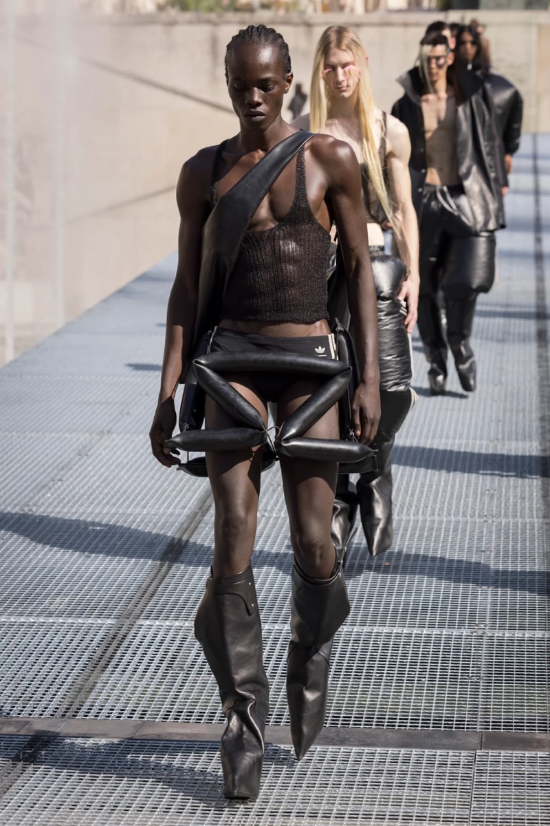 Rick Owens Menswear Spring/Summer 2027 “STONE” Collection Runway Paris Fashion Week adidas collaboration 
