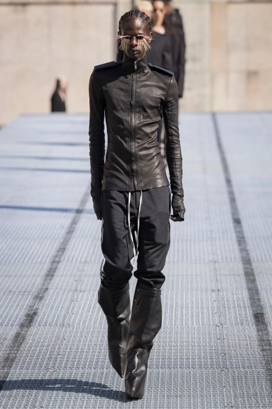 Rick Owens Menswear Spring/Summer 2027 “STONE” Collection Runway Paris Fashion Week adidas collaboration 