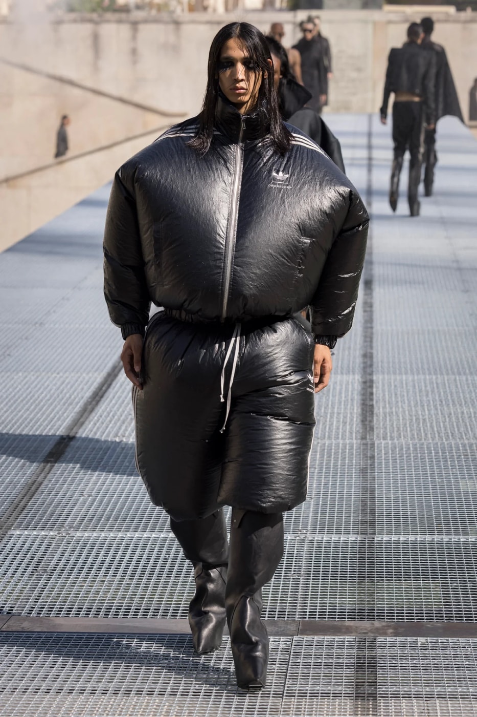 Rick Owens Menswear Spring/Summer 2027 “STONE” Collection Runway Paris Fashion Week adidas collaboration 
