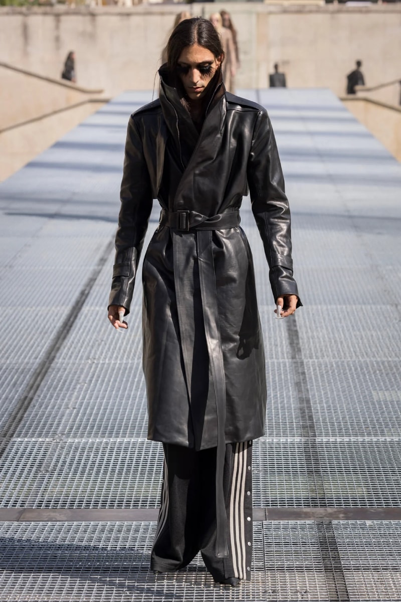 Rick Owens Menswear Spring/Summer 2027 “STONE” Collection Runway Paris Fashion Week adidas collaboration 