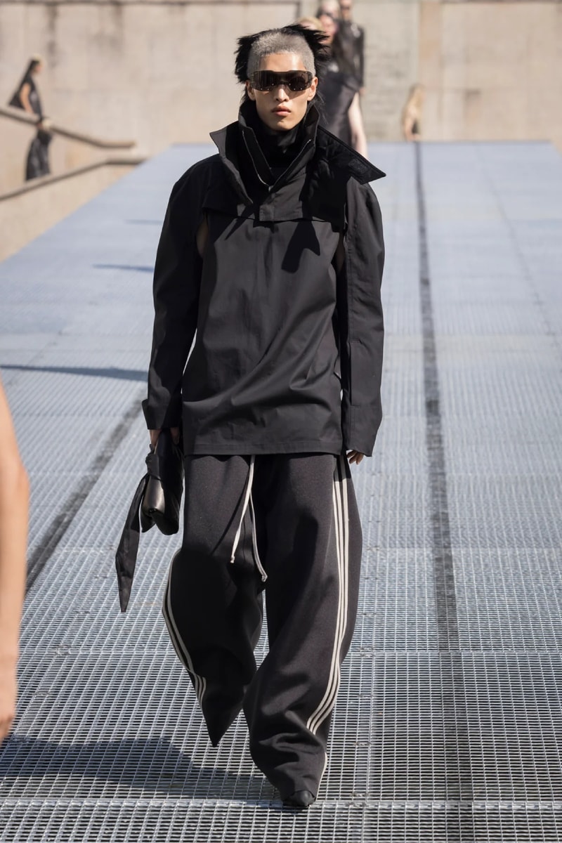 Rick Owens Menswear Spring/Summer 2027 “STONE” Collection Runway Paris Fashion Week adidas collaboration 