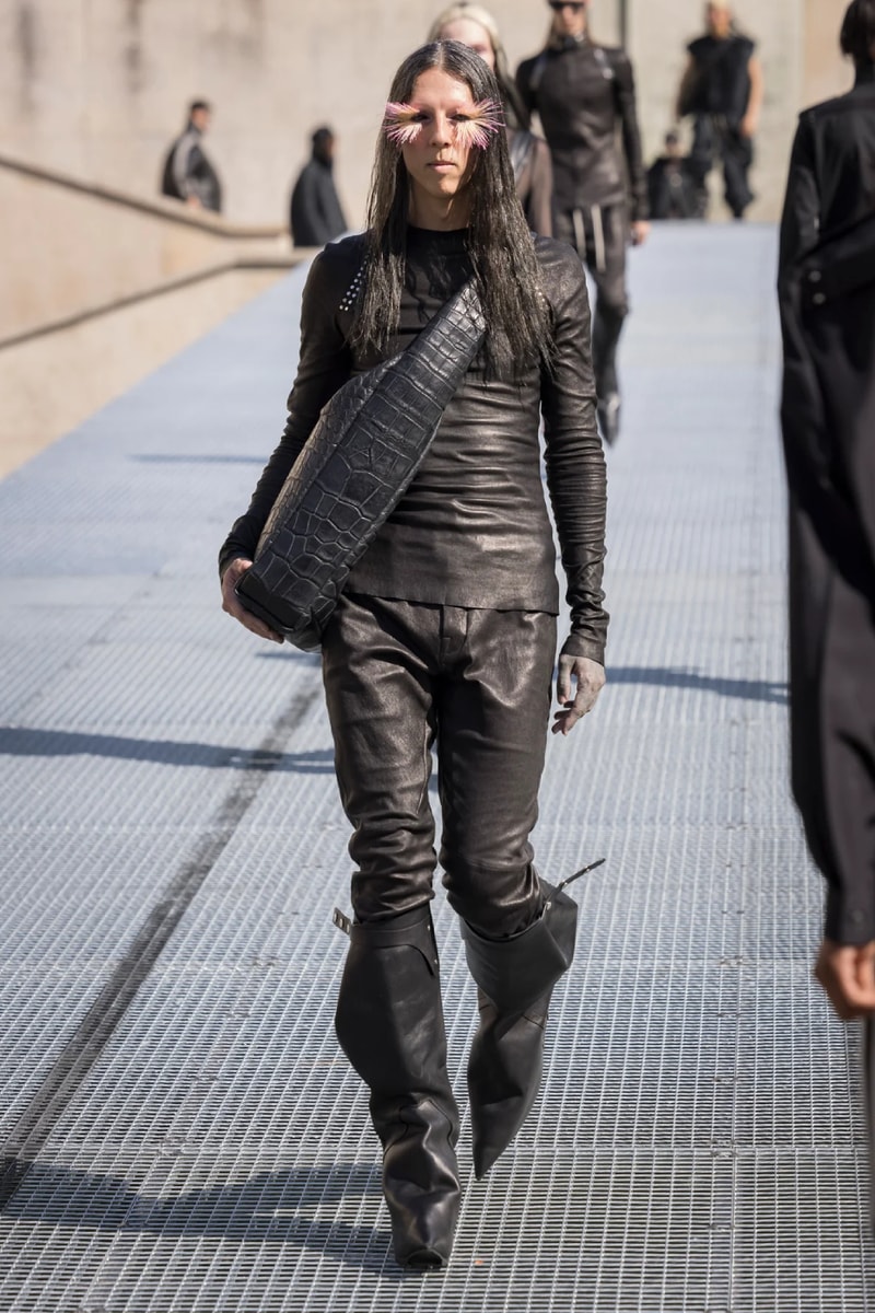 Rick Owens Menswear Spring/Summer 2027 “STONE” Collection Runway Paris Fashion Week adidas collaboration 