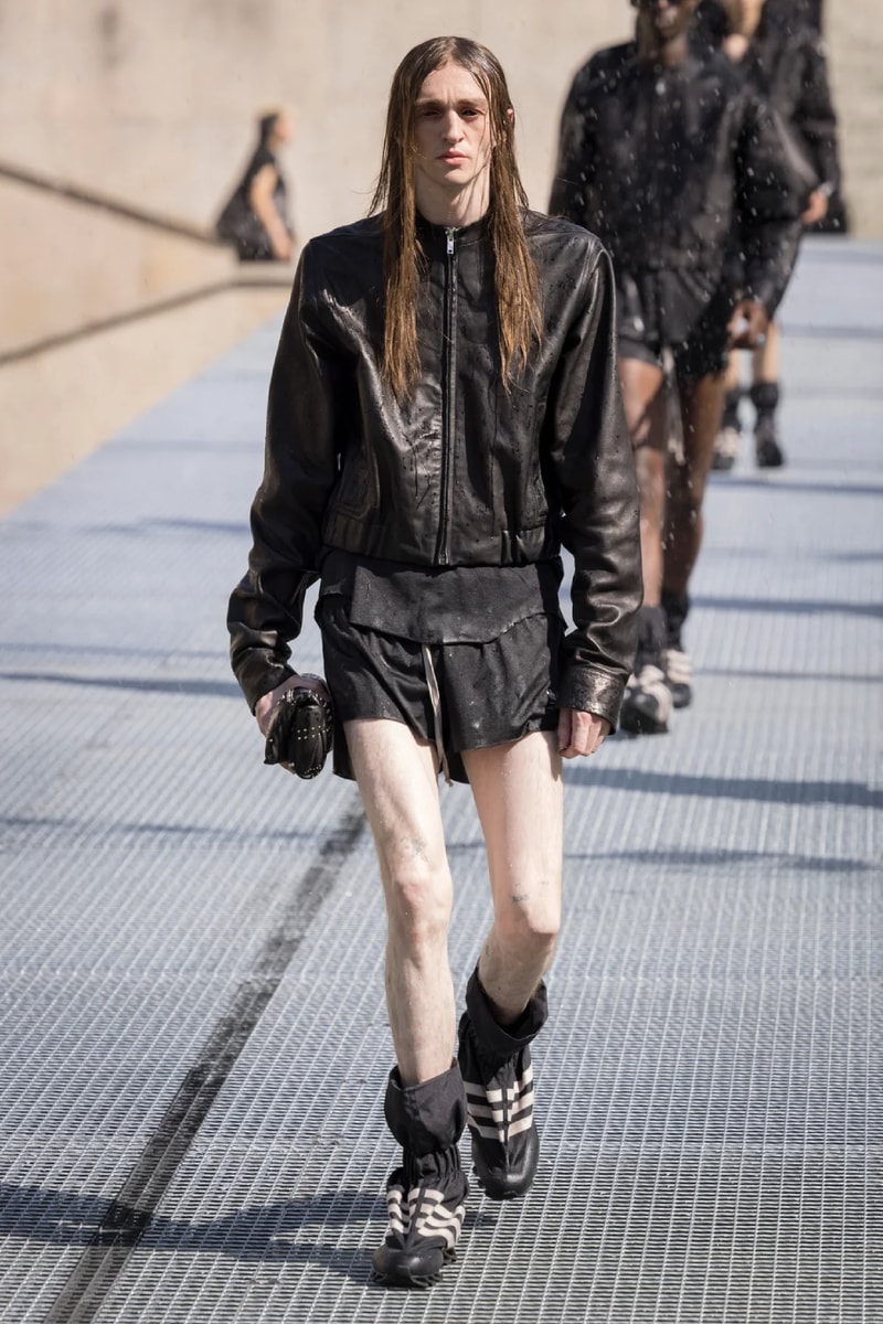 Rick Owens Menswear Spring/Summer 2027 “STONE” Collection Runway Paris Fashion Week adidas collaboration 