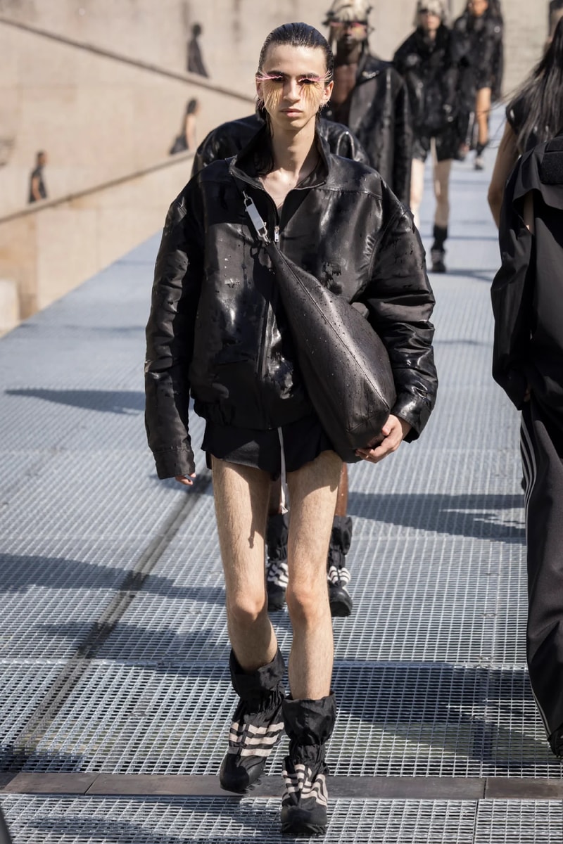 Rick Owens Menswear Spring/Summer 2027 “STONE” Collection Runway Paris Fashion Week adidas collaboration 