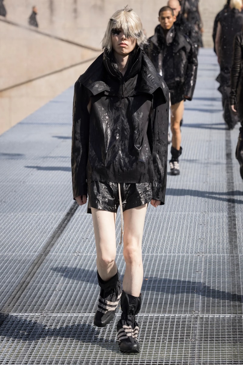 Rick Owens Menswear Spring/Summer 2027 “STONE” Collection Runway Paris Fashion Week adidas collaboration 