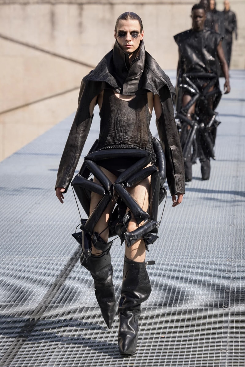 Rick Owens Menswear Spring/Summer 2027 “STONE” Collection Runway Paris Fashion Week adidas collaboration 