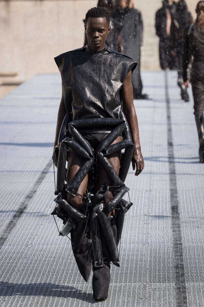 Rick Owens Menswear Spring/Summer 2027 “STONE” Collection Runway Paris Fashion Week adidas collaboration 