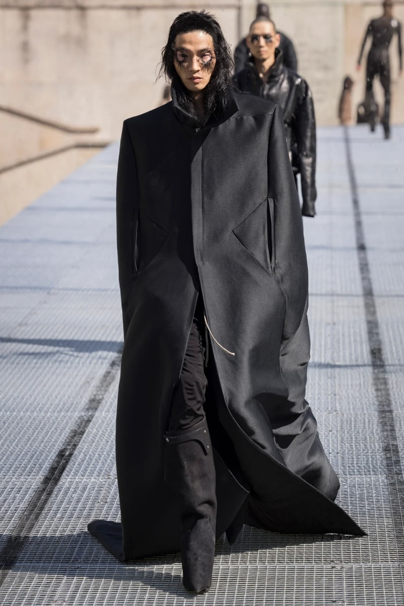 Rick Owens Menswear Spring/Summer 2027 “STONE” Collection Runway Paris Fashion Week adidas collaboration 