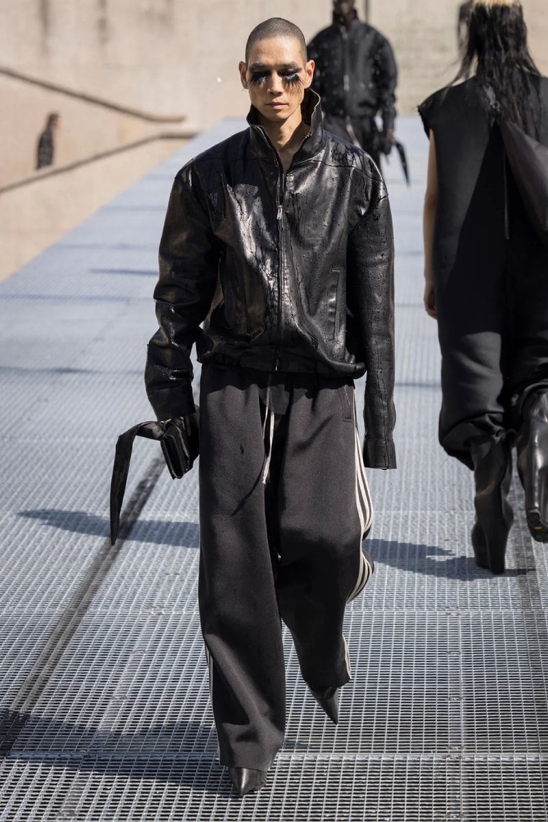 Rick Owens Menswear Spring/Summer 2027 “STONE” Collection Runway Paris Fashion Week adidas collaboration 