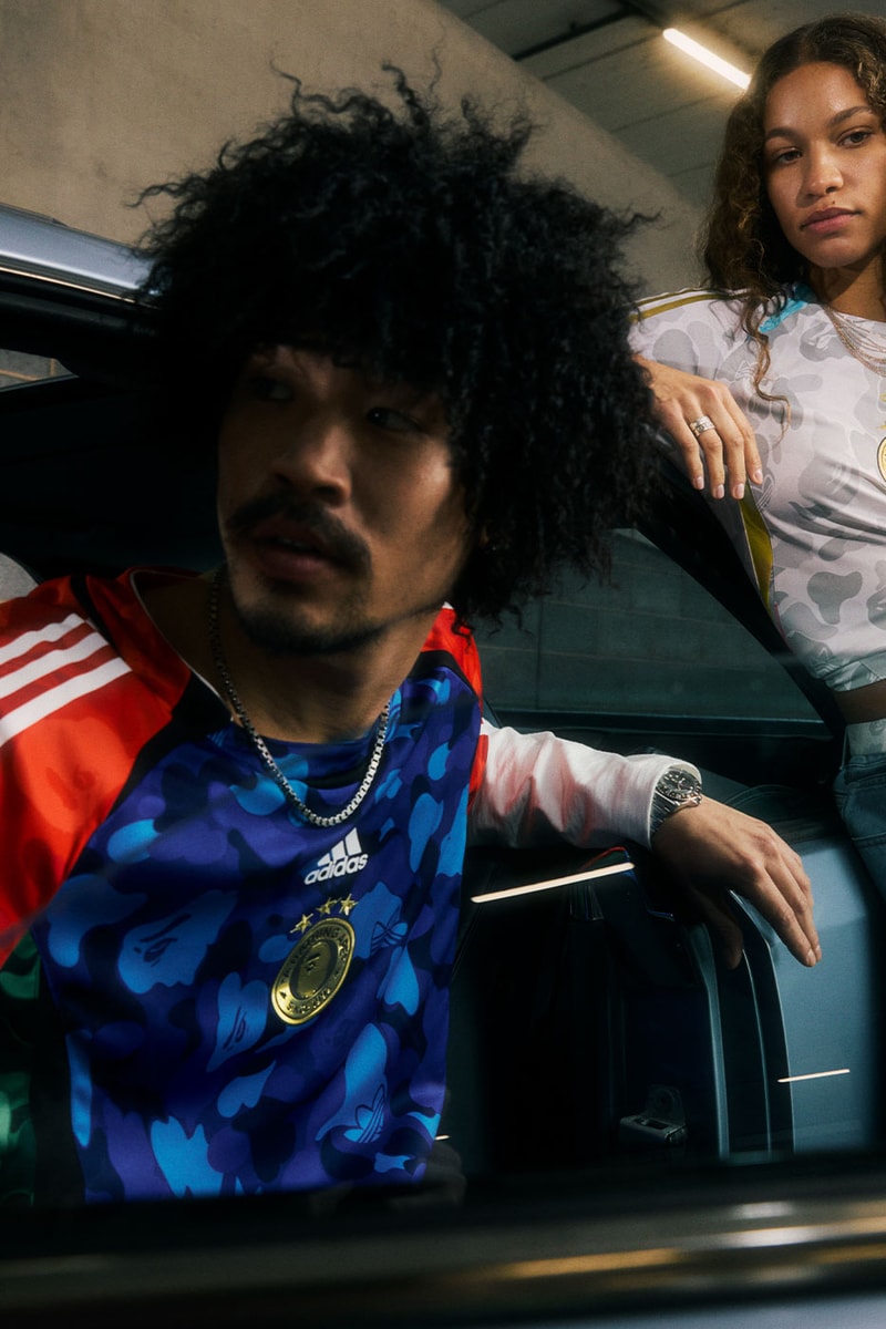 adidas Originals and BAPE® Launch Exclusive Teamgeist Capsule for FIFA World Cup 2026 Remove term: adidas EVO SL adidas EVO SL