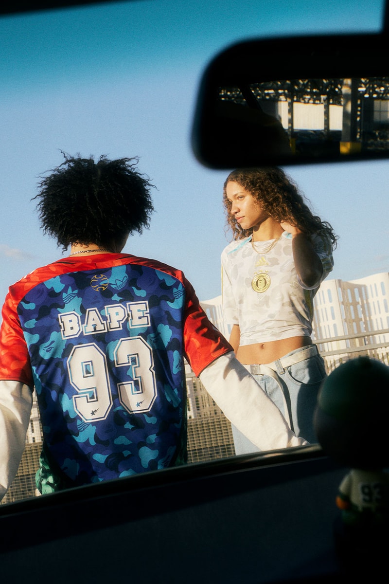 adidas Originals and BAPE® Launch Exclusive Teamgeist Capsule for FIFA World Cup 2026 Remove term: adidas EVO SL adidas EVO SL