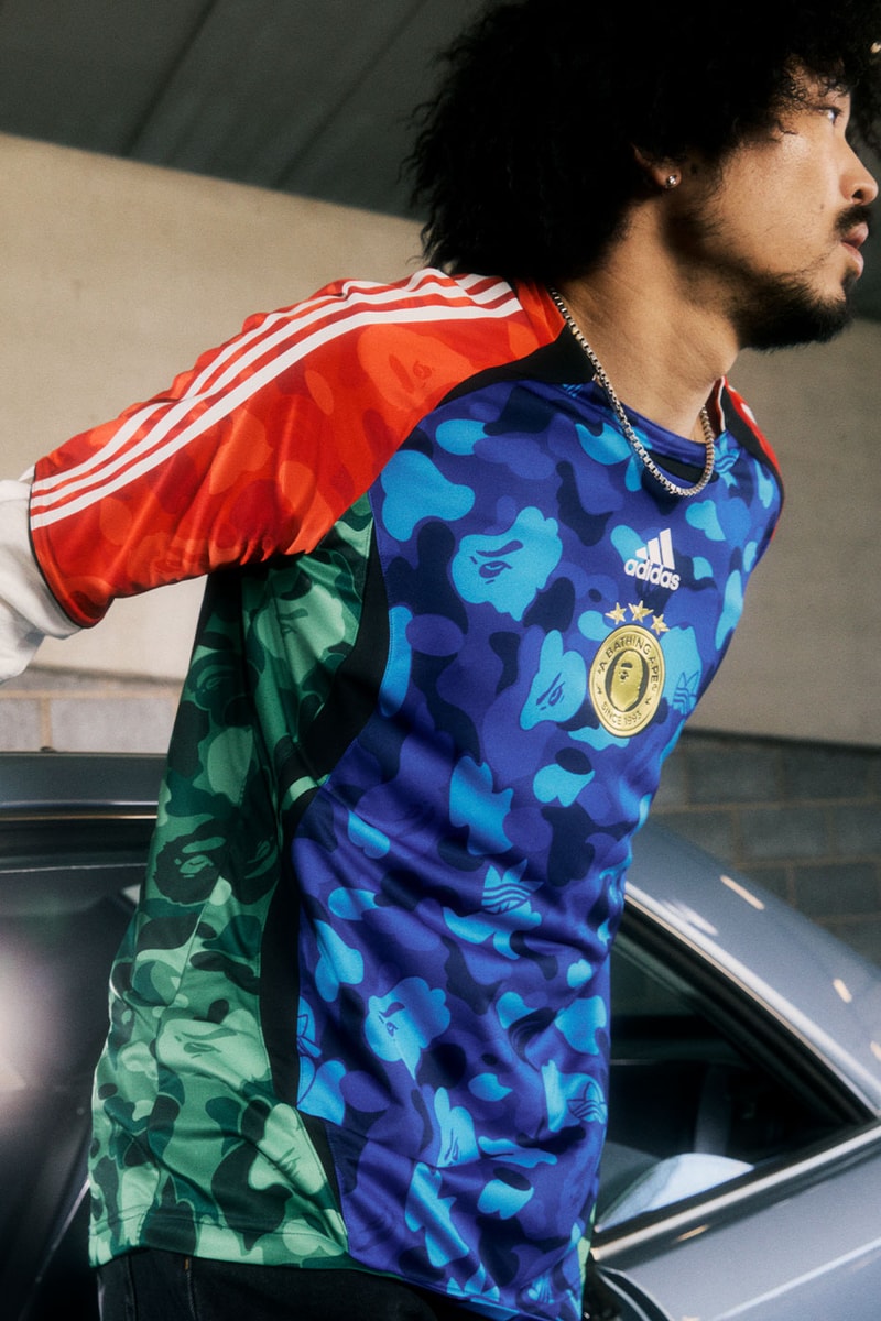 adidas Originals and BAPE® Launch Exclusive Teamgeist Capsule for FIFA World Cup 2026 Remove term: adidas EVO SL adidas EVO SL