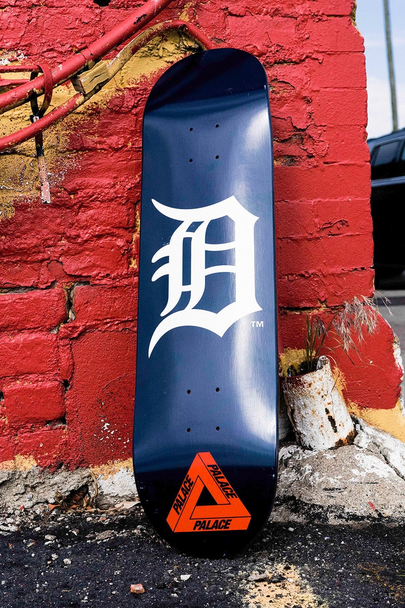 Detroit Tigers mlb Palace Skateboards Collaboration collection Release Info